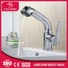 washing hair pull out chrome basin faucets